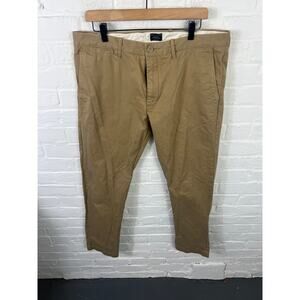 J. Crew Men's 848 Broken in Chino Pants Straight Leg Brown Size 36/32